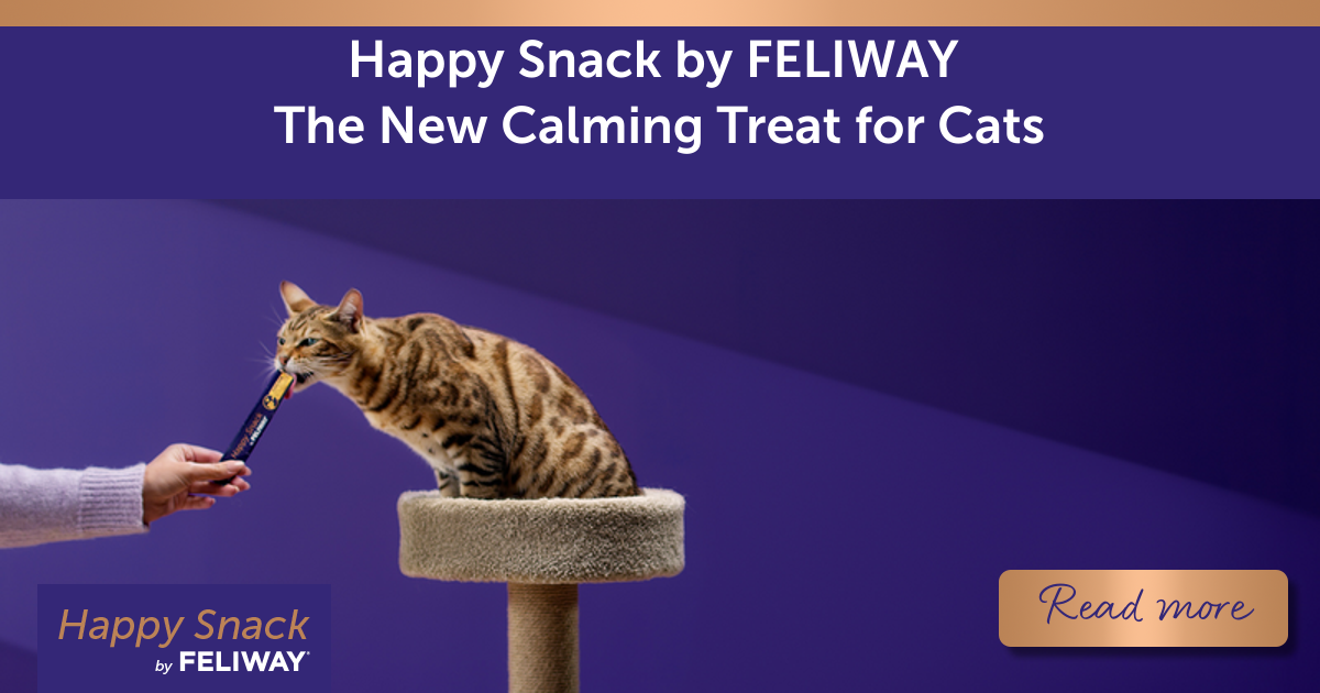 Happy Snack by FELIWAY – The New and Unique Calming Treat For Cats