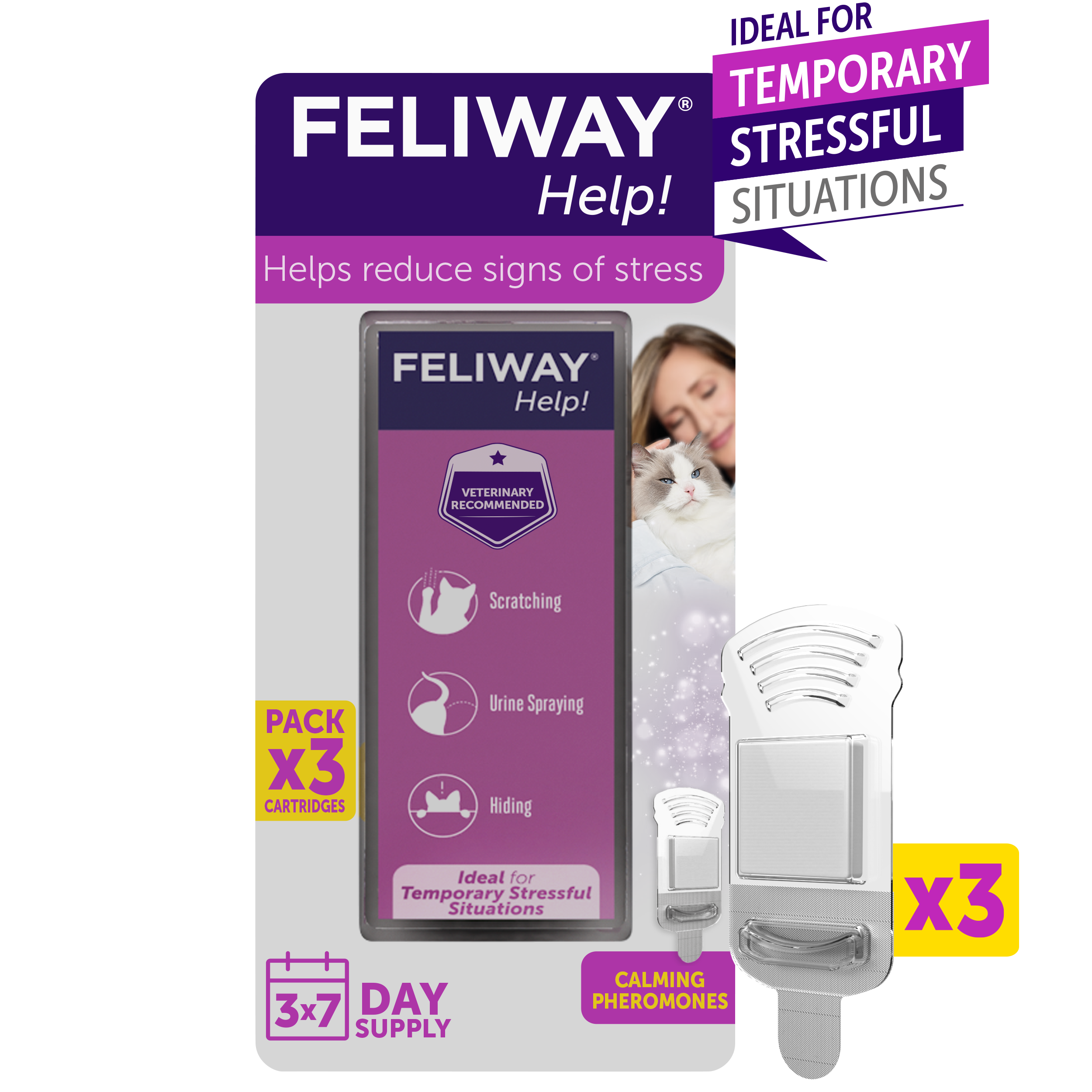 FELIWAY Help! Pack of 3 cartridges