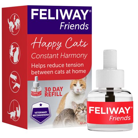 CEVA Feliway Friends Pheromone Diffuser for Cats Refill Vial (48mL) — My  Animal Dispensary