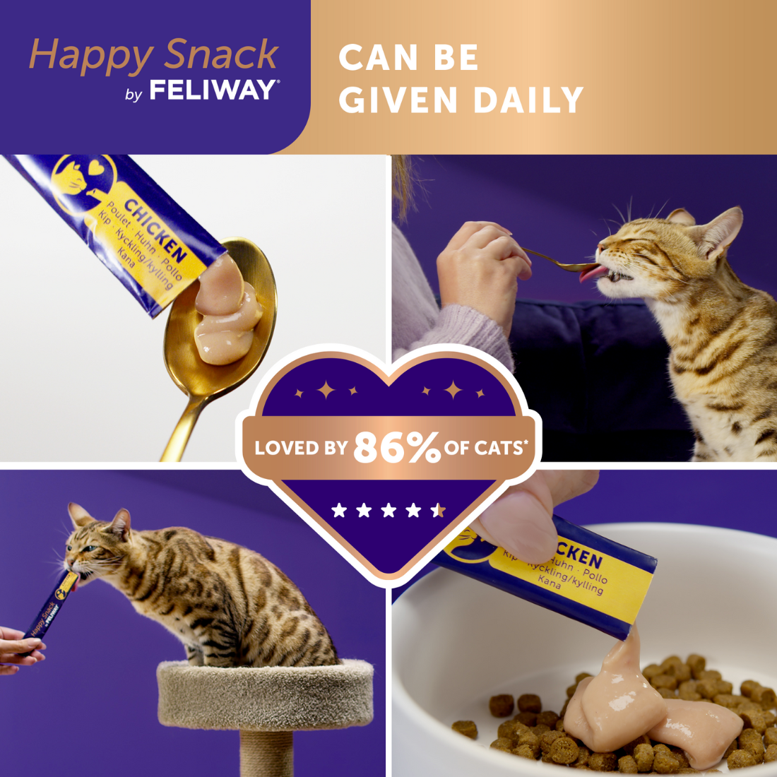 Happy Snack by FELIWAY | Oral Cat Calming Treat