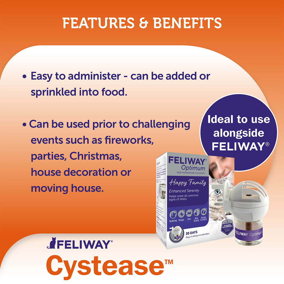 FELIWAY Cystease | Urinary Tract Supplement for Cats