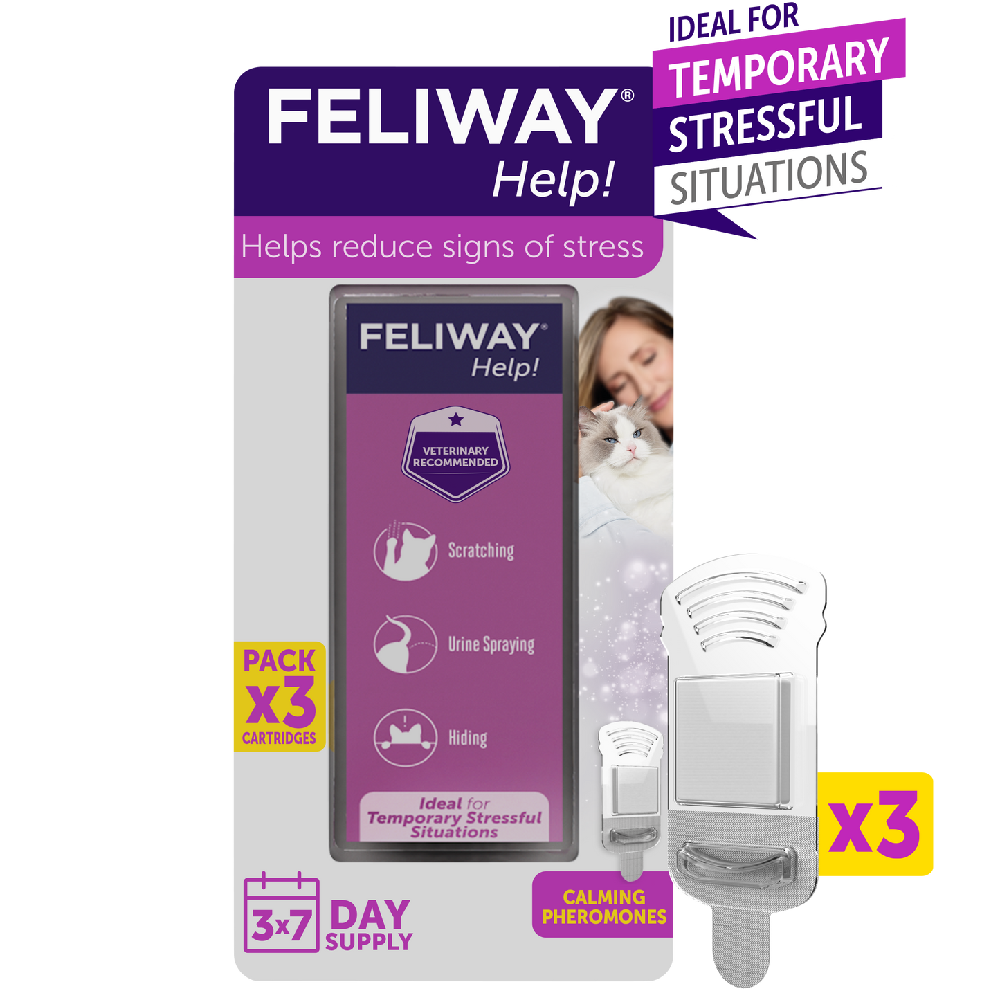 FELIWAY Help! Pack of 3 cartridges